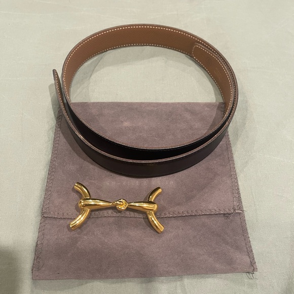 Authentic Hermes belt (buckle and strap) in excellent condition - Picture 2 of 6